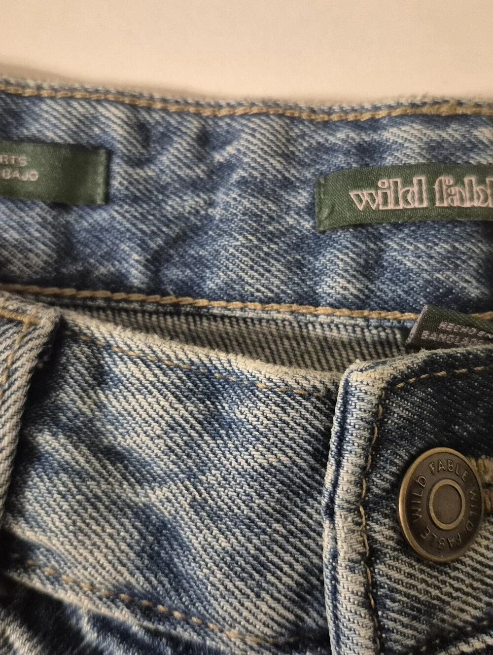 New Wild Fable Low Rise Denim Jorts - Size 8